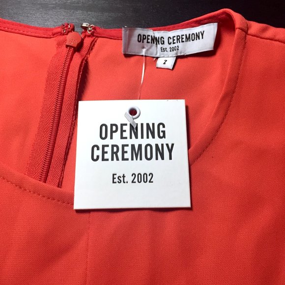 OPENING CEREMONY Moodie Pleated Short Sleeve Top - Picture 10 of 11